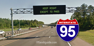 Keep Right Except to Pass | I-95 Exit Guide