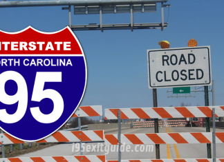 North Carolina | I-95 Road Closed | I-95 Exit Guide