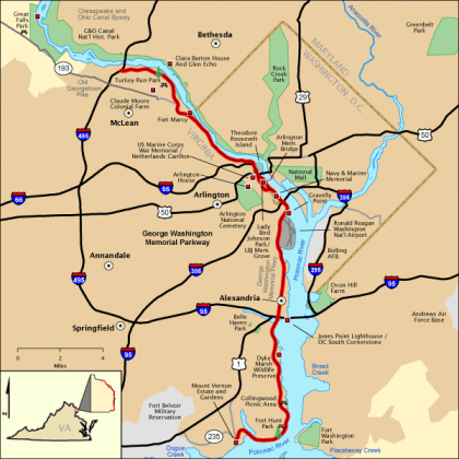 George Washington Memorial Parkway | I-95 Exit Guide