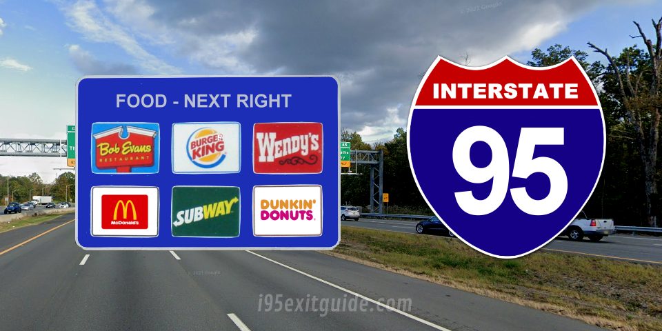 Rhode Island I-95 Food Next Right | I-95 Exit Guide